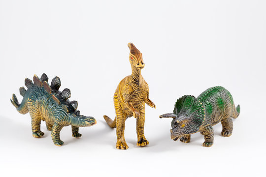 Dinosaurs plastic models