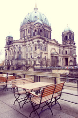 Fototapeta na wymiar Katedra w Berlinie Kościół