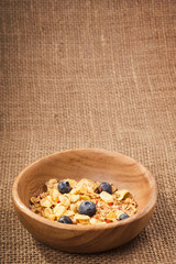 Healthy breakfast. Background