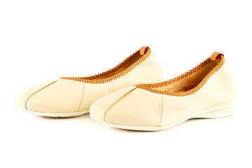 Naklejka premium shoes on white background