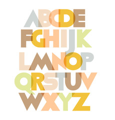 Vintage big letters collection