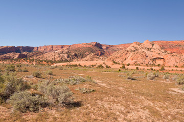 Fototapeta premium View on Highway in fall all around Durango