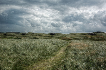 Fototapeta premium Landscape with forts in Denmark