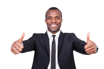 Successful businessman.