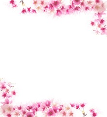 Sakura flower template