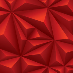 Red geometric background.