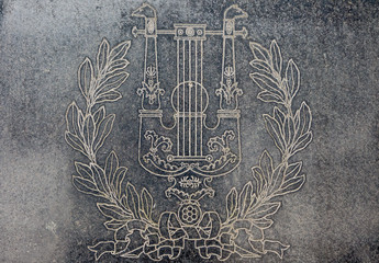 Ornament on the stone