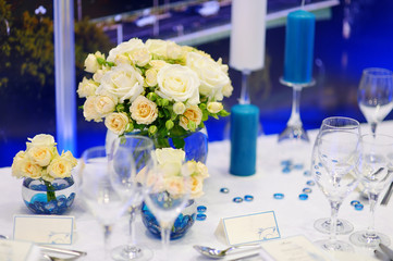 Table setting for an event party
