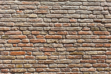 Background of old brick wall texture