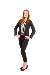 Fototapeta premium Beautiful business woman