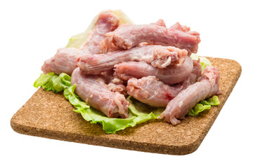 Raw chicken neck