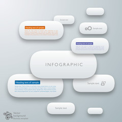 Infographics Vector Background Flow Chart