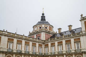 Fototapeta na wymiar Tourism..Royal Palace of Aranjuez, Madrid, Spain