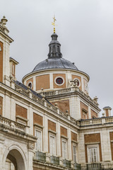 Fototapeta na wymiar Tourism..Royal Palace of Aranjuez, Madrid, Spain