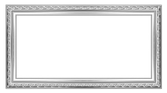 The old silver wooden frame