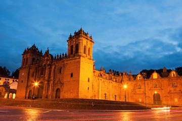 Fototapeta na wymiar Cusco Cathedral - Cathedral of Santo Domingo