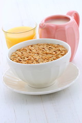 Delicious and healthy granola cereal