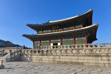 Obraz premium Gyeongbokgung palace in Seoul, Korea