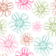 Vector floral pattern