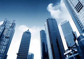 Fototapeta premium Skyscrapers in Shanghai, China