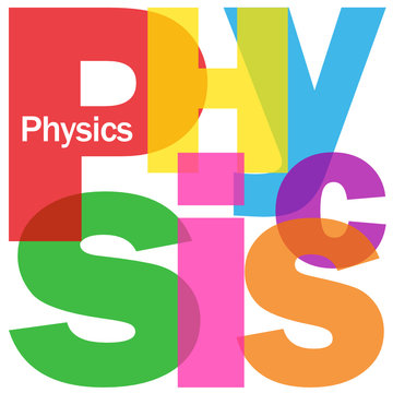 "PHYSICS" Letter Collage (science research equations experiment)