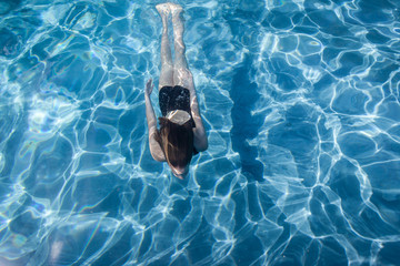 Girls Swimming Pool Playtime