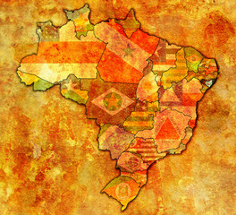 alagoas state on map of brazil