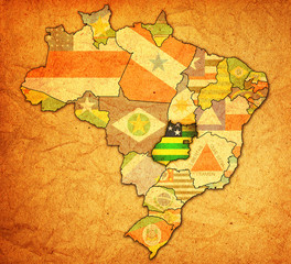 goias state on map of brazil