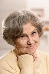 Lovely elderly woman