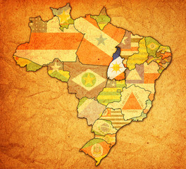 tocantins on map of brazil