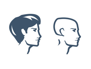 Head. Vector format