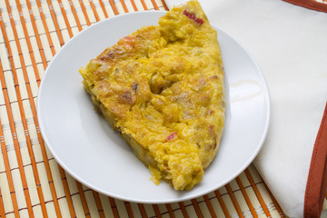Spanish potato omelet