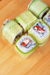 cucumber sushi rolls