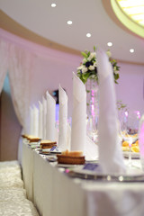 Napkins on Plates