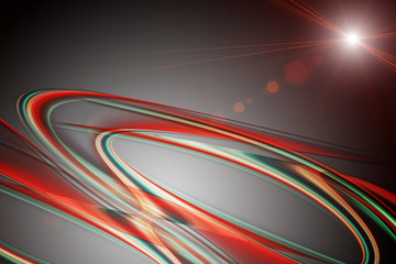 futuristic wave background design with lights