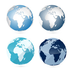 Earth World Globe Map Icons