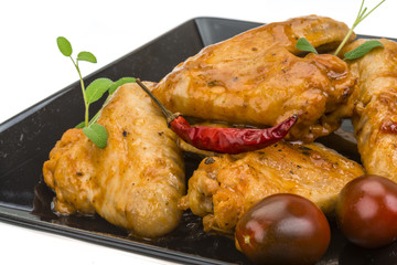 Grilled chicken wings