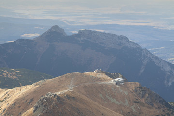 Poland/Slovakia, Tatra Mountains, Kasprowy Wierch and Giewont pe