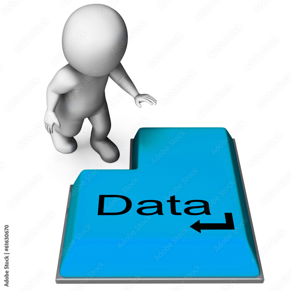 Poster data key means computer information and files