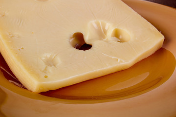 Cheese ceramic plate