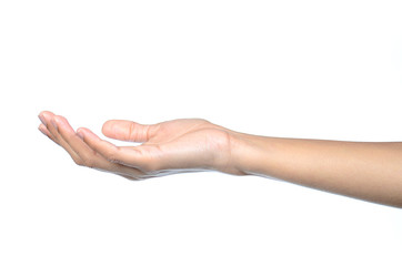 Closeup of beautiful female hands