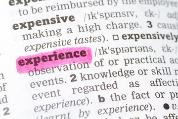 Experience Dictionary Definition