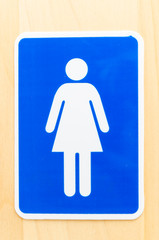 Toilet sign