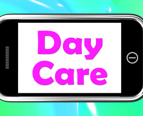 Day Care On Phone Shows Children's Or Toddlers Play