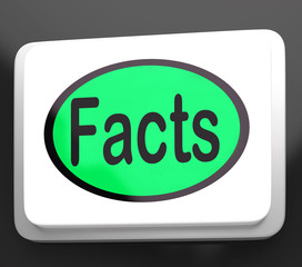 Facts Button Shows True Information And Data