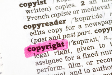 Copyright Dictionary Definition