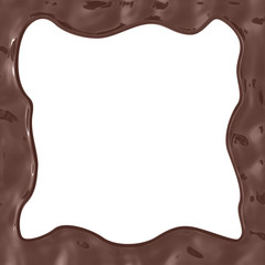 chocolate frame background