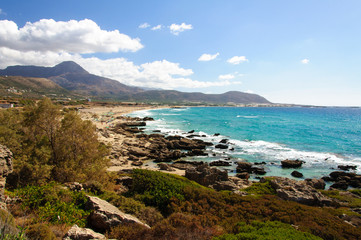 Falassarna, one of the most beautiful beaches of Crete