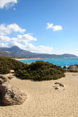 Falassarna, one of the most beautiful beaches of Crete