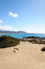 Falassarna, one of the most beautiful beaches of Crete